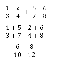 2x2 Addition Matrices